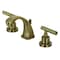 Kingston Brass KS4943CML Manhattan 8" Widespread Bathroom Faucet, Antique Brass KS4943CML - alternate 1